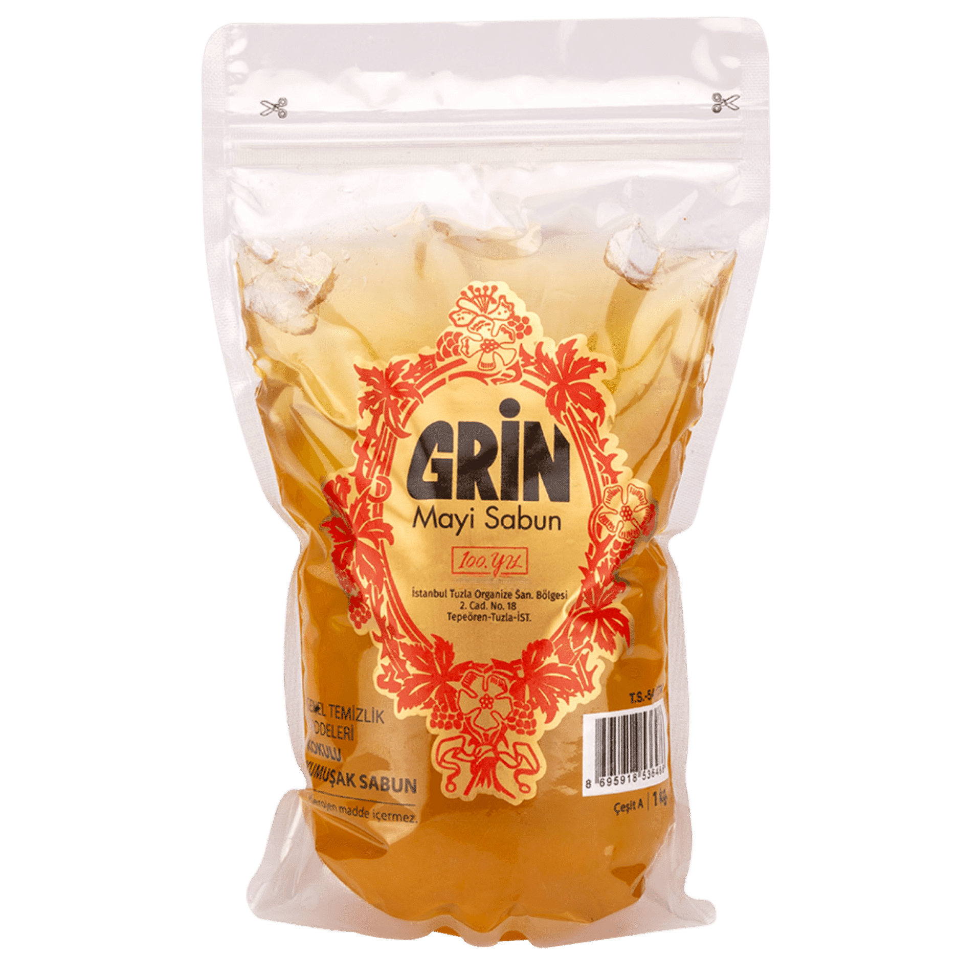 grin-1-kg-paket-arap-sabunu Arap Sabunu 1 KG - Bitkisel Jel Sabun Temizlik Macunu - Görsel 1